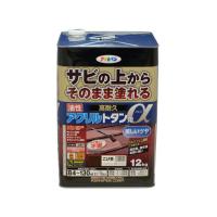 【お取り寄せ】アサヒペン 油性高耐久アクリルトタンα 12KG こげ茶 塗料 塗装 養生 内装 土木 建築資材 | JetPrice