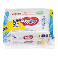 ピジョン トイレに流せるおしりナップふんわり厚手 72枚×2 おしりふき オムツ ベビーケア | JetPrice
