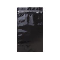 【お取り寄せ】セイニチ 「ラミジップ」 アルミカラースタンド 黒 200×140+41 50枚  チャック付アルミ袋 ポリ袋 ラッピング 包装用品 | JetPrice