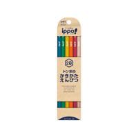 トンボ鉛筆 ippo!かきかたえんぴつ 12本 ナチュラル 2B | JetPrice