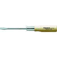 【お取り寄せ】TRUSCO 木柄普通ドライバー 刃先-6 100mm TWD-6-100 | JetPrice