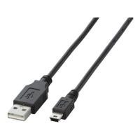 【お取り寄せ】エレコム USB2.0ケーブル(mini-Bタイプ)1.0m U2C-M10BK | JetPrice