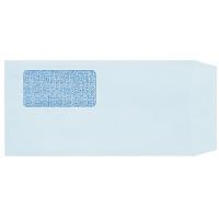 【お取り寄せ】スマートバリュー 窓付き封筒 長3 ブルー 100枚 テープ付 P029J-B | JetPrice