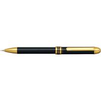 【お取り寄せ】プラチナ 多機能筆記具 W.アクション シャインブラック MWB-2000D 1  シャープペン付き 油性ボールペン 多色 多機能 | JetPrice