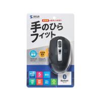 【お取り寄せ】サンワサプライ 静音Bluetooth 5.0 ブルーLEDマウス(ブラック)  ワイヤレス ＬＥＤ マウス ＰＣ周辺機器 | JetPrice