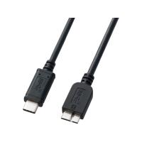【お取り寄せ】サンワサプライ USB3.1 Type C-microBケーブル1m KU31-CMCB10  ＵＳＢケーブル 配線 | JetPrice
