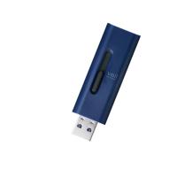 【お取り寄せ】エレコム USBメモリ 128GB 高速データ転送 スライド MF-SLU3128GBU  ＵＳＢメモリ 記録メディア テープ | JetPrice