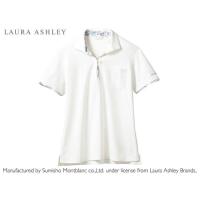 【お取り寄せ】ローラアシュレイ ニットシャツ レディス オフホワイト アメリ ブルー L LW203-13 | JetPrice