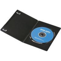 【お取り寄せ】サンワサプライ スリムDVDトールケース 1枚収納 ブラック 10枚セット  ＤＶＤトールケース メディアケース 記録メディア テープ | JetPrice