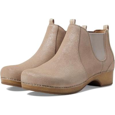 【良品】ダンスコ フランキー サイドゴア ブーツ スエード ベージュ dansko｜スウェード サイドゴアブーツ-Frankie - STAMP AND