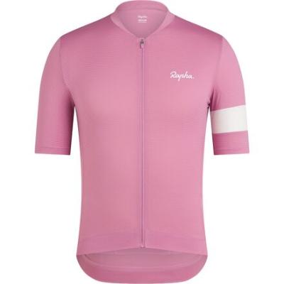 新品　ラファ コア　ジャージ　Mサイズ　モーブ色 rapha ラファ（サイクルジャージ）｜サイクルウェア、ヘルメット