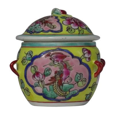 プラナカン　カムチェン　小物入れ　茶道具　水指 プラナカンカムチェン箸置き、プラナカン陶器、シンガポールギフト