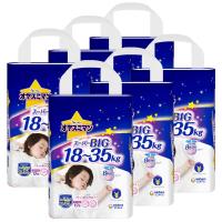 パンツ スーパービッグサイズ オヤスミマン 女の子 夜用パンツ オムツ（18?35kg）72枚(12枚×6)ケース品 | ジアテンツー