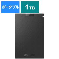 バッファロー SSD-PG1.0U3-BC USB3.2(Gen1) ポータブルSSD Type-A 1.0TB ブラック | トシポート