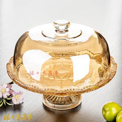 フルーツ皿　大皿　スタンド皿　ガラス工芸品 フルーツ皿 大皿 スタンド皿 ガラス工芸品