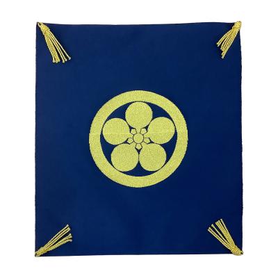 家紋　丸に梅鉢　木製円形置物 幾何学模様　置物 家紋 丸に梅鉢 木製円形置物 幾何学模様 置物