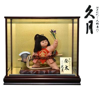 新品展示品　伝統的な五月人形 豪華な金の兜飾り　初節句人形ケース人形 五月人形 兜飾り ケース飾り コンパクト 5号 選べる7種類 初節句