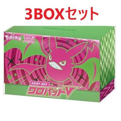 ポケモンカード クロバット　3枚セット ポケモンカードゲーム ソード＆シールド シャイニーボックス
