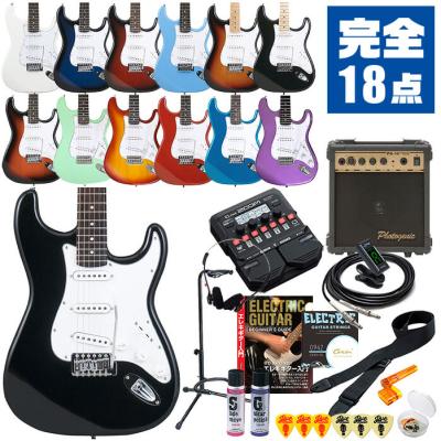 Photogenic エレキギター　ケース付き Amazon | Photogenic フォトジェニック エレキギター 初心者入門