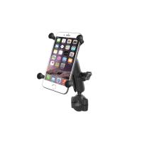 ラムマウント Xグリップ＆バーマウントベース ファブレット用 標準アーム テザー付 RAM MOUNT RAM-B-408-75-1-UN10U | バイク用品の車楽