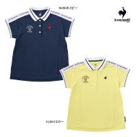 【2024 S/S】【レディース】ルコック ゴルフ 袖ライン襟付きシャツ QGWXJA10 le coq sportif GOLF | Japan Net Golf ヤフー店