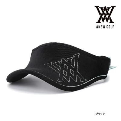 アニュー　ゴルフバイザー　ブラック　正規品 AN（ゴルフ バイザー メンズ）（色：ブラック系）｜帽子（メンズ