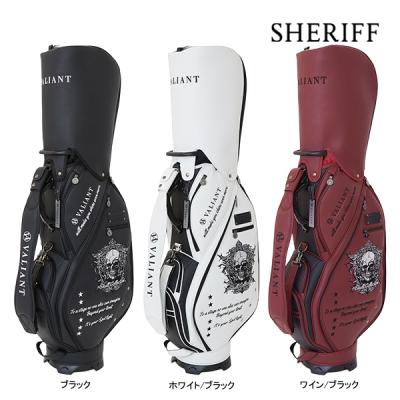 SHERIFF キャディバッグ ホワイト SHERIFF キャディバッグ（色：ホワイト系）｜ゴルフ用バッグ