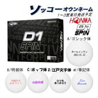 【ソッコーオウンネーム】【22年モデル】本間ゴルフ ホンマ D1 スピン ボール (ホワイト) 1ダース(12球入り) HONMA BALL D1 SPIN BT2301 | Japan Net Golf ヤフー店