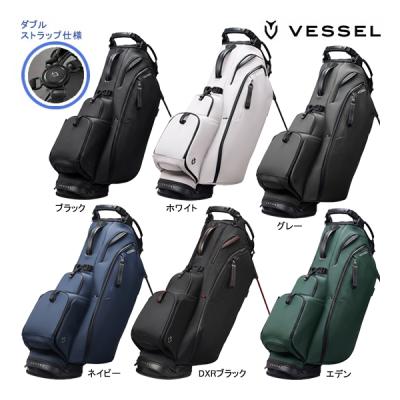Vessel ゴルフキャディバッグ グレー VESSEL（スポーツ） ゴルフ用バッグ（色：グレー系）｜ゴルフ