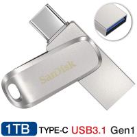 USBメモリ1TB SanDisk USB3.1 Gen1-A/Type-C Ultra Dual Drive Luxe R:150MB/s 回転式SDDDC4-1T00-G46海外パッケージ 翌日配達送料無料 | 嘉年華