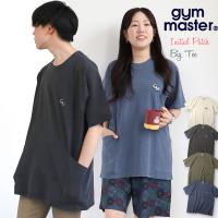 ワッペンTシャツ ジムマスター Gym Master GMイニシャルワッペンビッグ TEE クルーネック 半袖 ピグメント染め ポケット付き カットソー 夏スタイル | アーベン-ジーンズ&デニムパンツメンズ