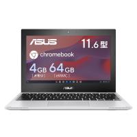 ASUS(エイスース) 11.6型ノートパソコン ASUS Chromebook CX1(Celeron/  メモリ4GB/  ストレージ64GB)トランスペアレントシルバー CX1102CKA-N00010 返品種別A | Joshin web