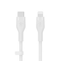 BELKIN USB-C to Lightning シリコンやわらかケーブル 1m(ホワイト) CAA009BT1MWH 返品種別A | Joshin web