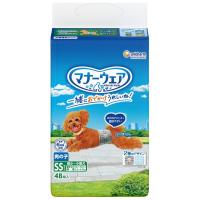 マナーウェア 男の子用 SSサイズ 青チェック・紺チェック 48枚 ユニ・チャーム 返品種別B | Joshin web
