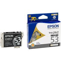 エプソン ［純正］ インクカートリッジ(マットブラック) EPSON ICMB53 返品種別A | Joshin web