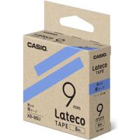 カシオ ラテコ詰め替え用テープ(9 幅/ 青テープ/ 黒文字) CASIO Lateco XB-9BU 返品種別A | Joshin web
