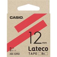 カシオ ラテコ詰め替え用テープ(12 幅/ 赤テープ/ 黒文字) CASIO Lateco XB-12RD 返品種別A | Joshin web
