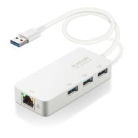 エレコム｜ELECOM USB-A 1Gbps有線LANアダプター［USBハブ付き］(ホワイト) EDC-GUA3H2-W 返品種別A | Joshin web
