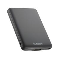 エレコム モバイルバッテリー 5000mAh 12W 入力(Type-C×1) 出力(Type-C×1/ USB-A×1) おまかせ充電対応 コンパクト(ダークグレー) DE-C37-5000DGY 返品種別A | Joshin web