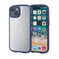 エレコム iPhone15(6.1inch/ 2眼)用 ケース ハイブリッド カバー 耐衝撃 軽量 薄型 カメラレンズ保護設計 (ネイビー) PM-A23ATSLFCKNV 返品種別A | Joshin web