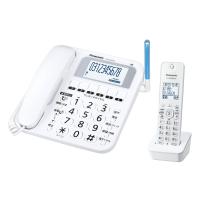 パナソニック デジタルコードレス電話機(子機1台付き)ホワイト Panasonic VE-GE18DL-W 返品種別A | Joshin web