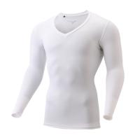 ミズノ バイオギア UVカットVネックシャツ(ホワイト・サイズ：M) 返品種別A | Joshin web