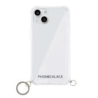 PHONECKLACE iPhone 13(6.1インチ)用 背面カバー型 ストラップリング付き クリアケース(シルバーチャーム) PN21598I13SV 返品種別A | Joshin web