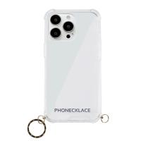 PHONECKLACE iPhone 13 Pro(6.1インチ)用 背面カバー型 ストラップリング付き クリアケース(ゴールドチャーム) PN21611I13PGD 返品種別A | Joshin web