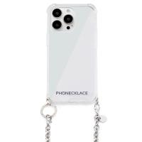PHONECKLACE iPhone 13 Pro Max(6.7インチ)用 背面カバー型 チェーンショルダーストラップ付き クリアケース(シルバー) PN21613I13PMSV 返品種別A | Joshin web