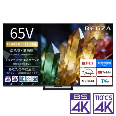 regza 65e350r（テレビ、映像機器）（110度CS 4K チューナー数：X2