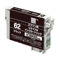 エコリカ ［エプソン ICBK62 互換］リサイクルインク(顔料ブラック) ECI-E62B 返品種別A | Joshin web