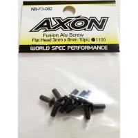AXON Fusion Alu Screw (Flat Head 3mm x 8mm 10pic) (NB-F3-082) 返品種別B | Joshin web