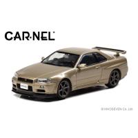 CAR-NEL 1/ 43 日産 スカイライン GT-R MspecII Nur (BNR34) 2002 Silica Brass(CN430201)ミニカー 返品種別B | Joshin web