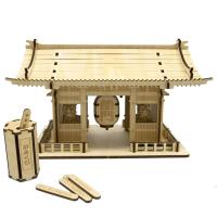 エーゾーン Wooden Art ki-gu-mi 雷門(木製パズル) 返品種別B | Joshin web